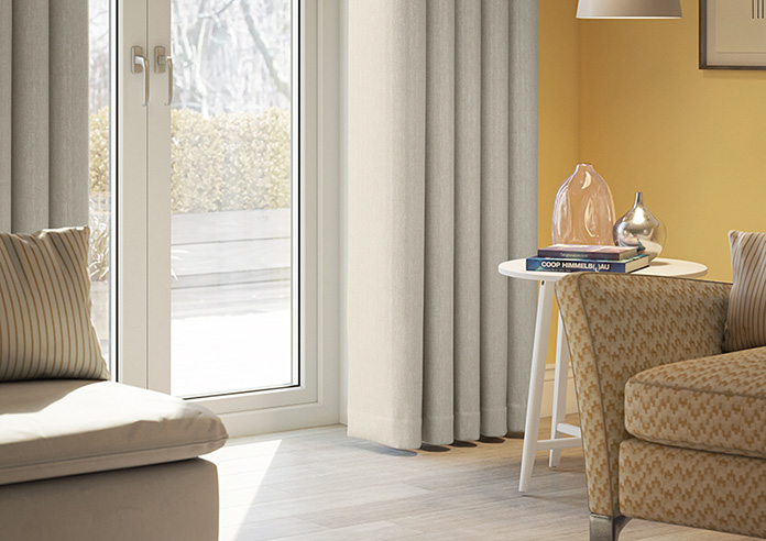 Delicate Chevron, Hessian - Made to Measure Curtains - Image 5